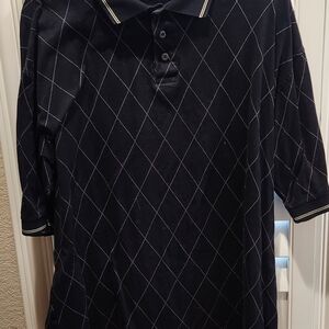 3 Golf Shirts, Dockers, Pebble Beach And Vanhuesen Like New! All For 30.00